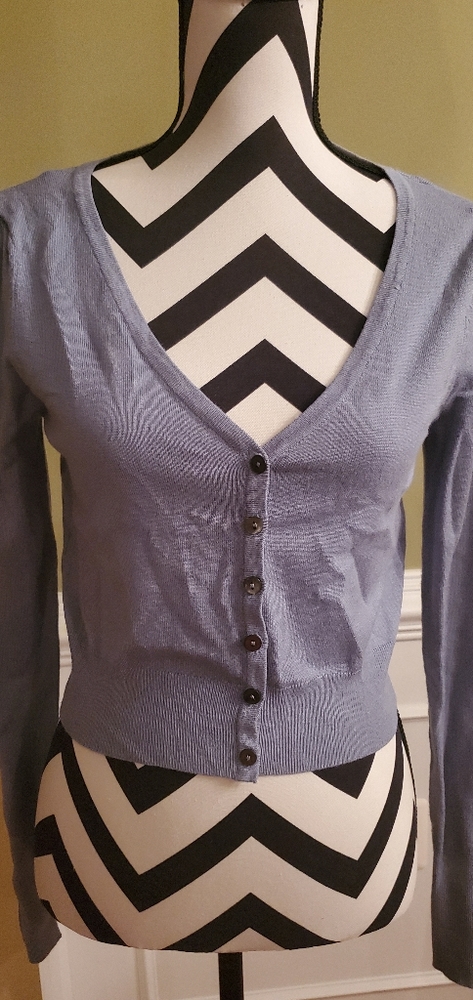 Marc New York,  periwinkle cardigan, S